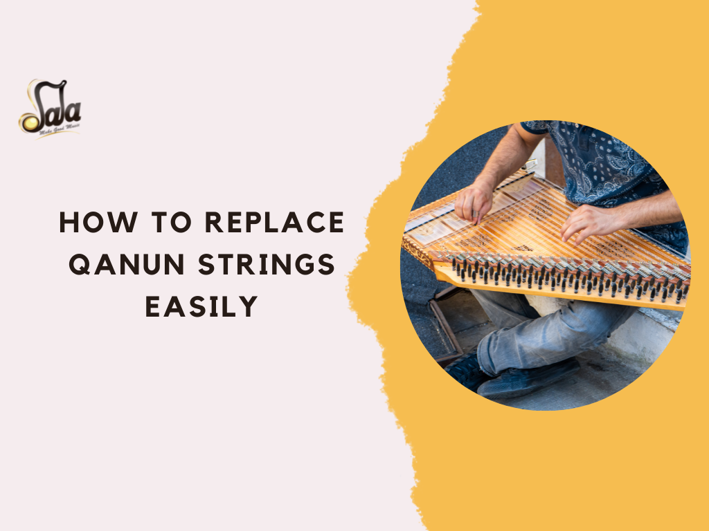 Step-by-step guide to replacing the strings on a Turkish or Arabic qanun