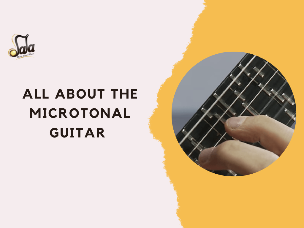 Microtonal guitar with adjustable frets explained for Turkish and Persian music
