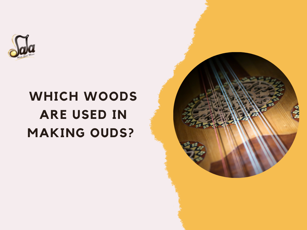 Overview of woods commonly used in oud lute construction including walnut mulberry and rosewood
