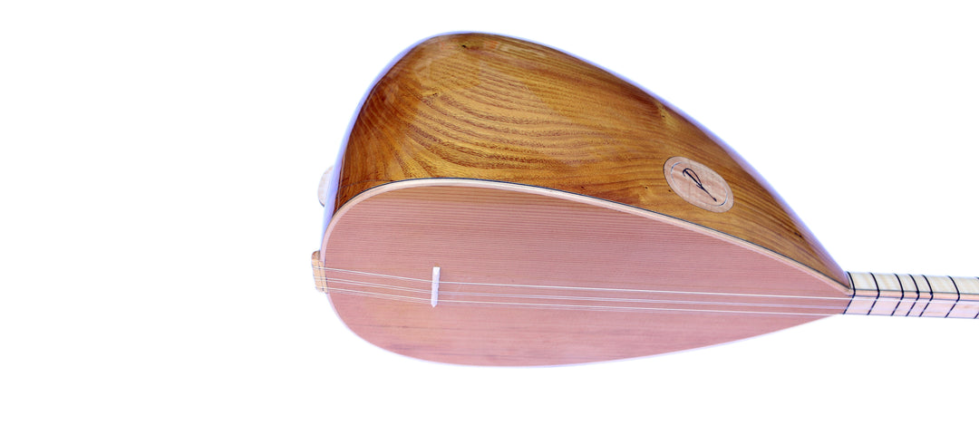 Carved mulberry baglama DST-407S with warm vibrant Turkish tone