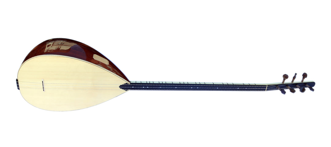 Baglama saz electroacústico profesional mástil largo ALB-305 con caja de enebro Sala