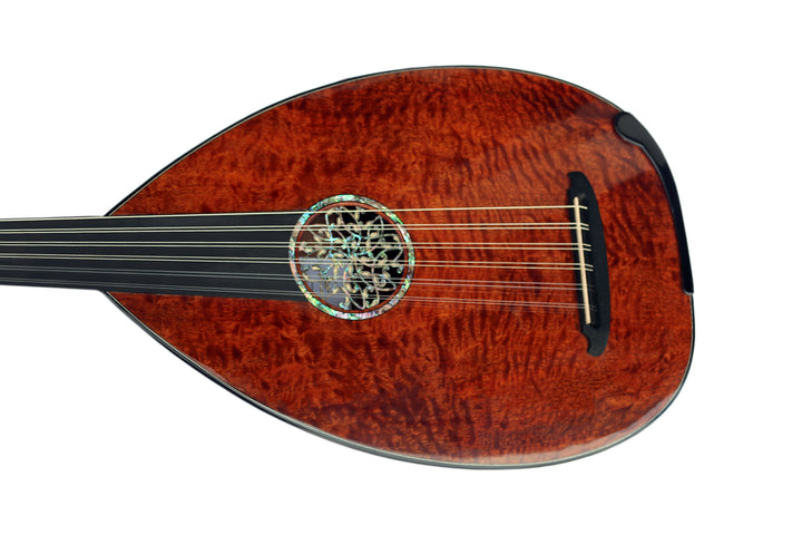Oud eléctrico turco zurdo hecho a mano UNQ-20EL de Miras