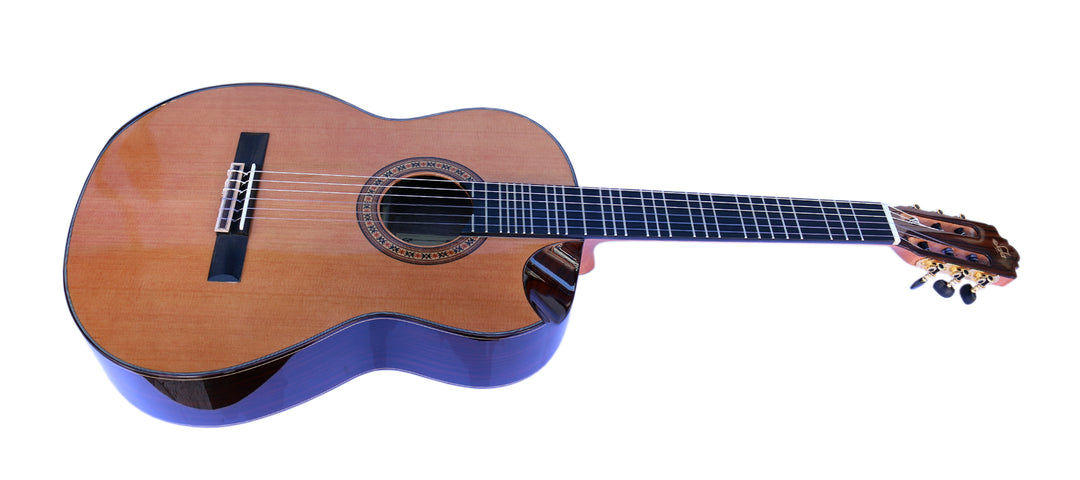 Professional Microtonal Electric Classical Guitar With Equalizer KG-5