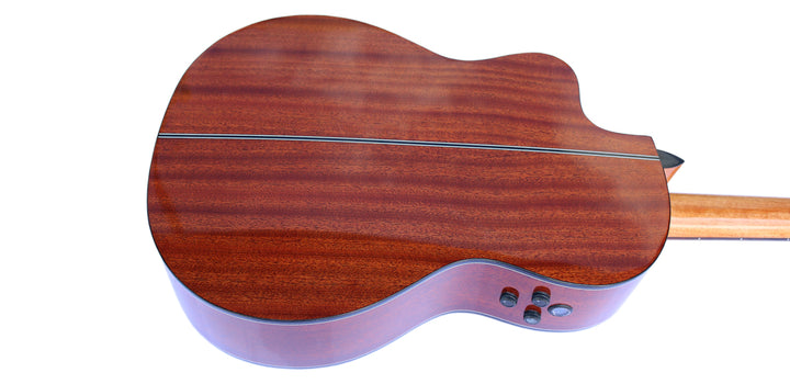 Professional fretless classical guitar CP-4 with built-in equalizer for microtonal music