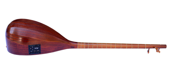 Electric-acoustic Persian tanboor ETM-4 with built-in equalizer and onboard pickup