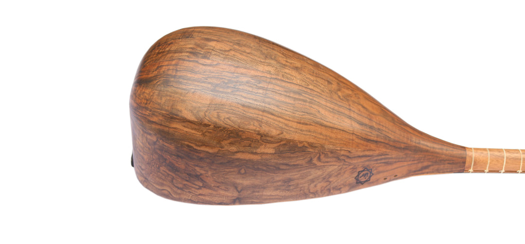 Special walnut Persian tanboor MOT-4 long-neck Kurdish Sufi stringed instrument