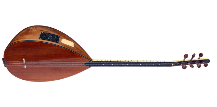 Profesyonel elektrik akustik bağlama ASB-303EQ 19 perde ve akköknar saplı Sala