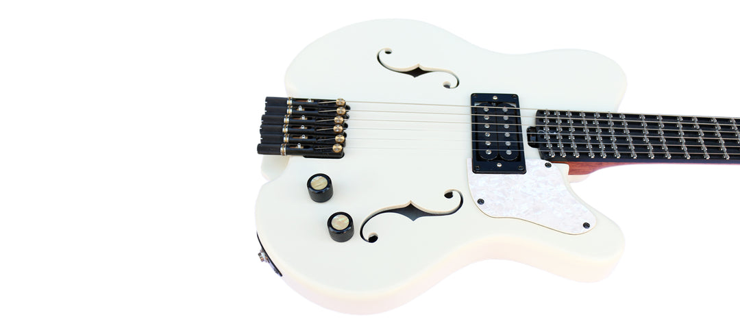 Adjustable microtonal electric guitar CE-5W with movable frets for Turkish music