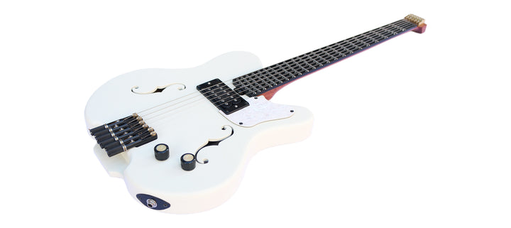 Adjustable microtonal electric guitar CE-5W with movable frets for Turkish music