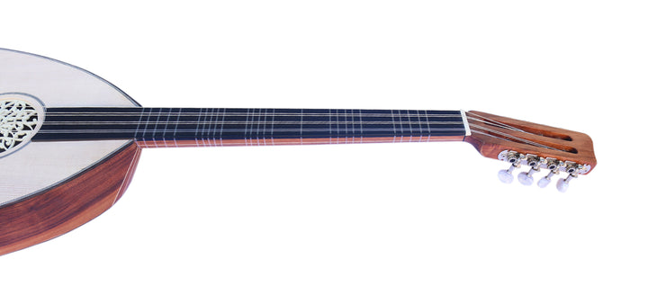 Turkish professional electric-acoustic lavta SEL-4 short-neck fretted lute with pickup