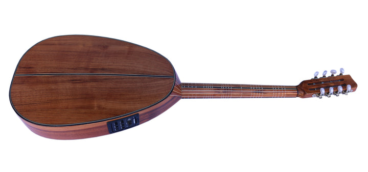 Turkish professional electric-acoustic lavta SEL-4 short-neck fretted lute with pickup