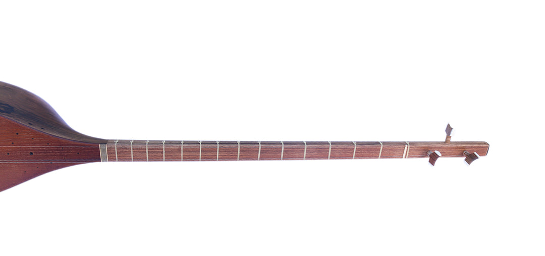 Professional carved walnut Persian tanboor MOT-5 long-neck Sufi stringed instrument