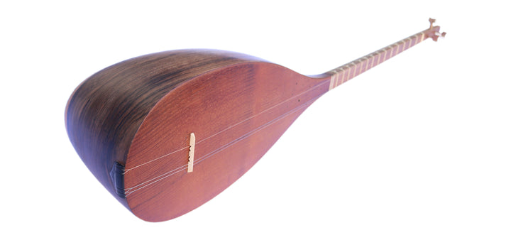 Professional carved walnut Persian tanboor MOT-5 long-neck Sufi stringed instrument