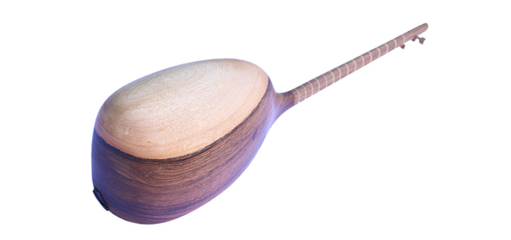 Professional carved walnut Persian tanboor MOT-5 long-neck Sufi stringed instrument