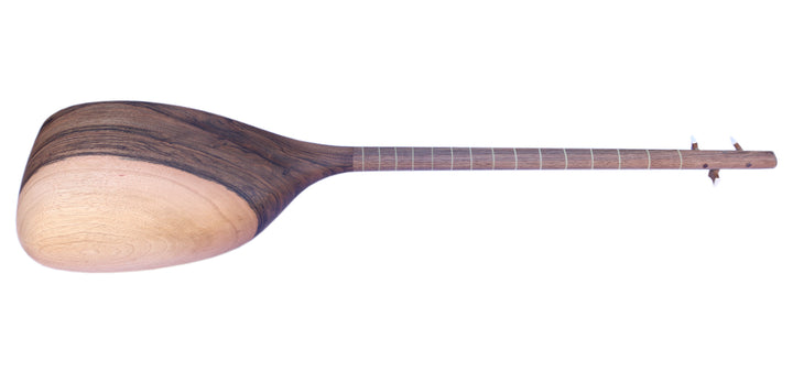 Professional carved walnut Persian tanboor MOT-5 long-neck Sufi stringed instrument