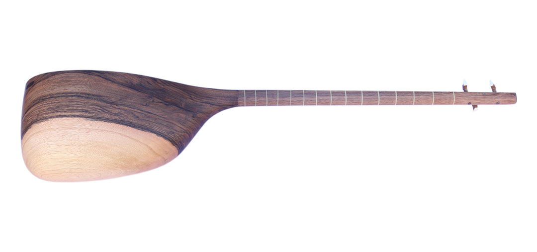 Professional carved walnut Persian tanboor MOT-5 long-neck Sufi stringed instrument