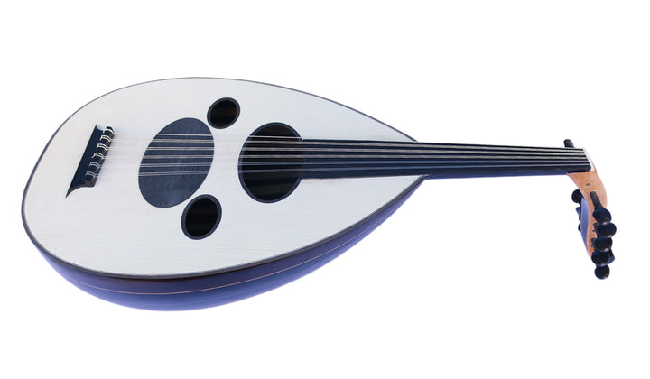 Handmade Arabic walnut oud AAO-108 with warm authentic Arabic tone