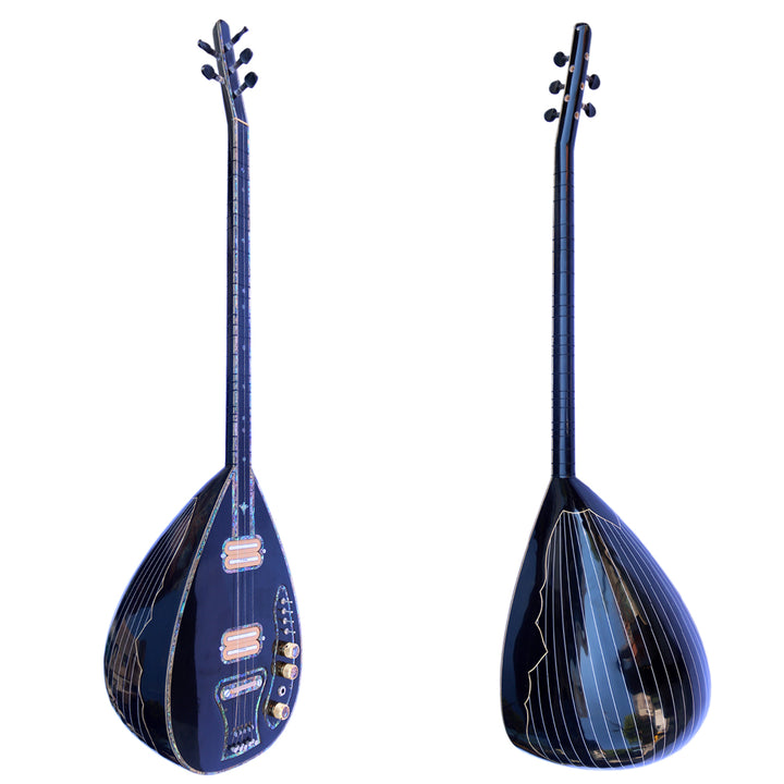 Επαγγελματικό μακρύ λαιμό ηλεκτρικό Baglama Saz με P•TONE Pickups PI-4B