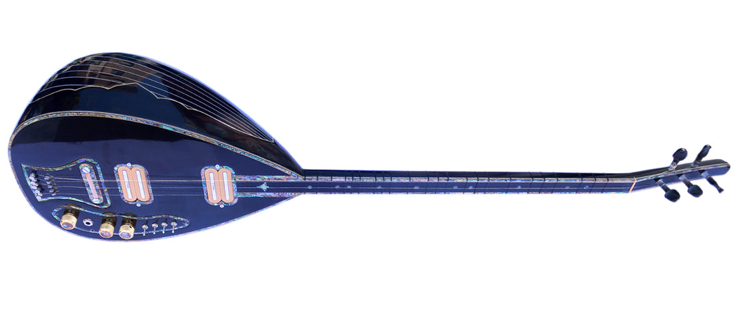 Επαγγελματικό μακρύ λαιμό ηλεκτρικό Baglama Saz με P•TONE Pickups PI-4B