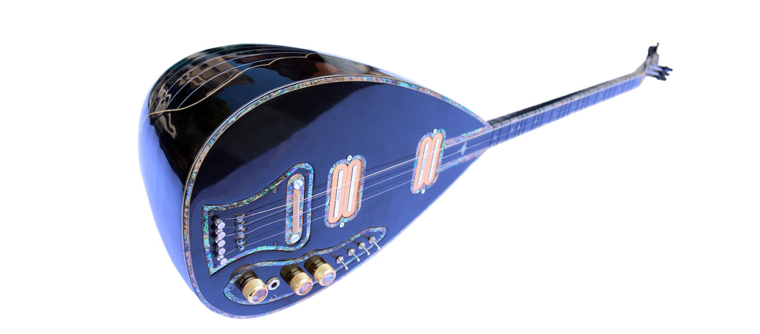 Επαγγελματικό μακρύ λαιμό ηλεκτρικό Baglama Saz με P•TONE Pickups PI-4B