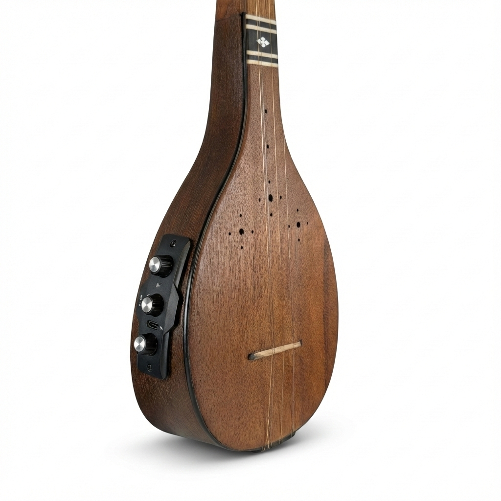 Movlana Professional Flat Electric Acoustic Setar MOS-305E