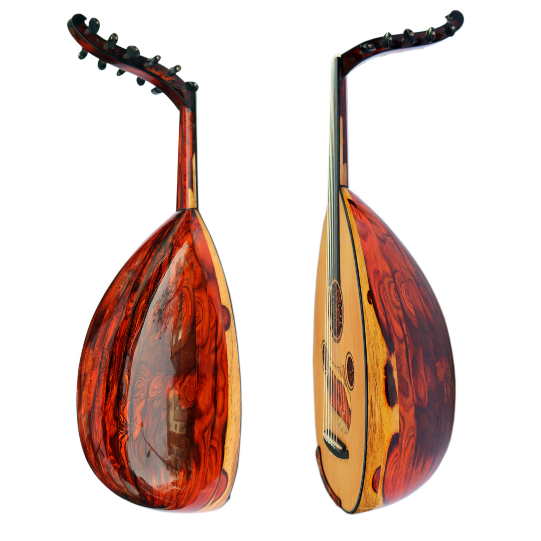 Special Turkish oud MRS-16 with Cocobolo bowl and Canadian Cedar face