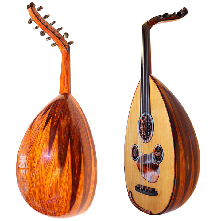 Cocobolo Majesty arabische Oud mit Cocobolo-Korpus und doppelter Zederndecke von Miras