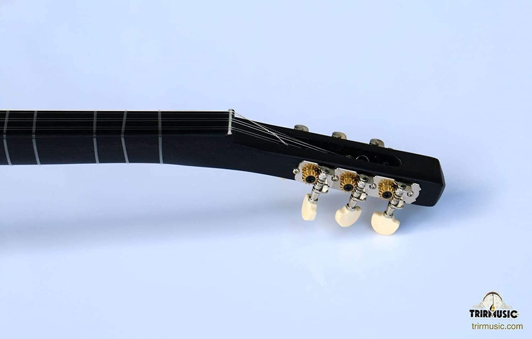 Cumbus Kurzhals-Sazbus CS-304 geschnitzter Hals Detail