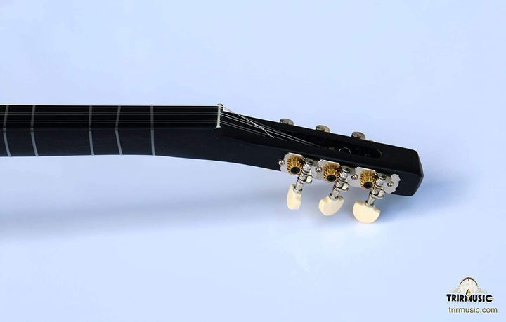 Cumbus Kurzhals-Sazbus CS-304 geschnitzter Hals Detail