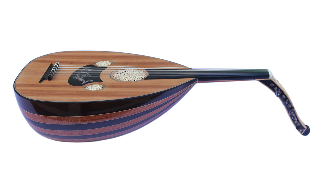 Premium Turkish oud SALA-O9 with wenge and pamela bowl and Canadian cedar face