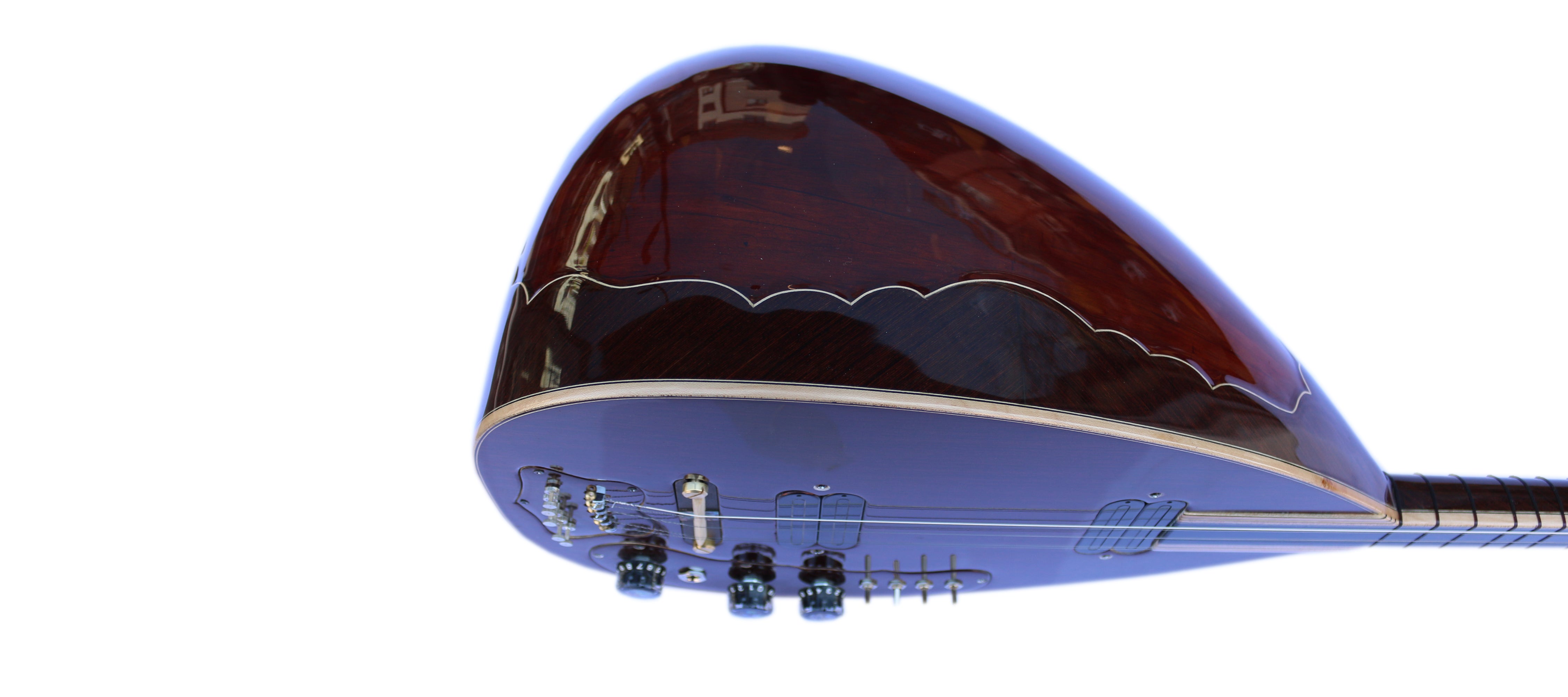 Professional Turkish electric saz SES-12 by Sala Muzik