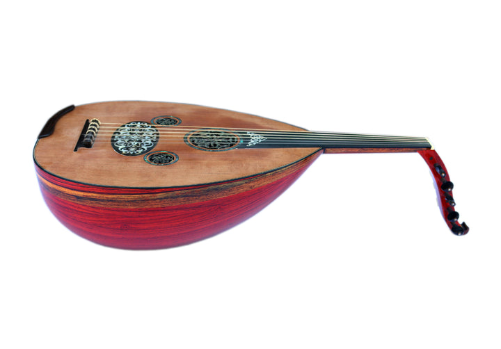 عود ترکی دست‌ساز MCO-5 ساخت Mustafa Copcuoglu با کاسه Cocobolo و صفحه سدر کانادا