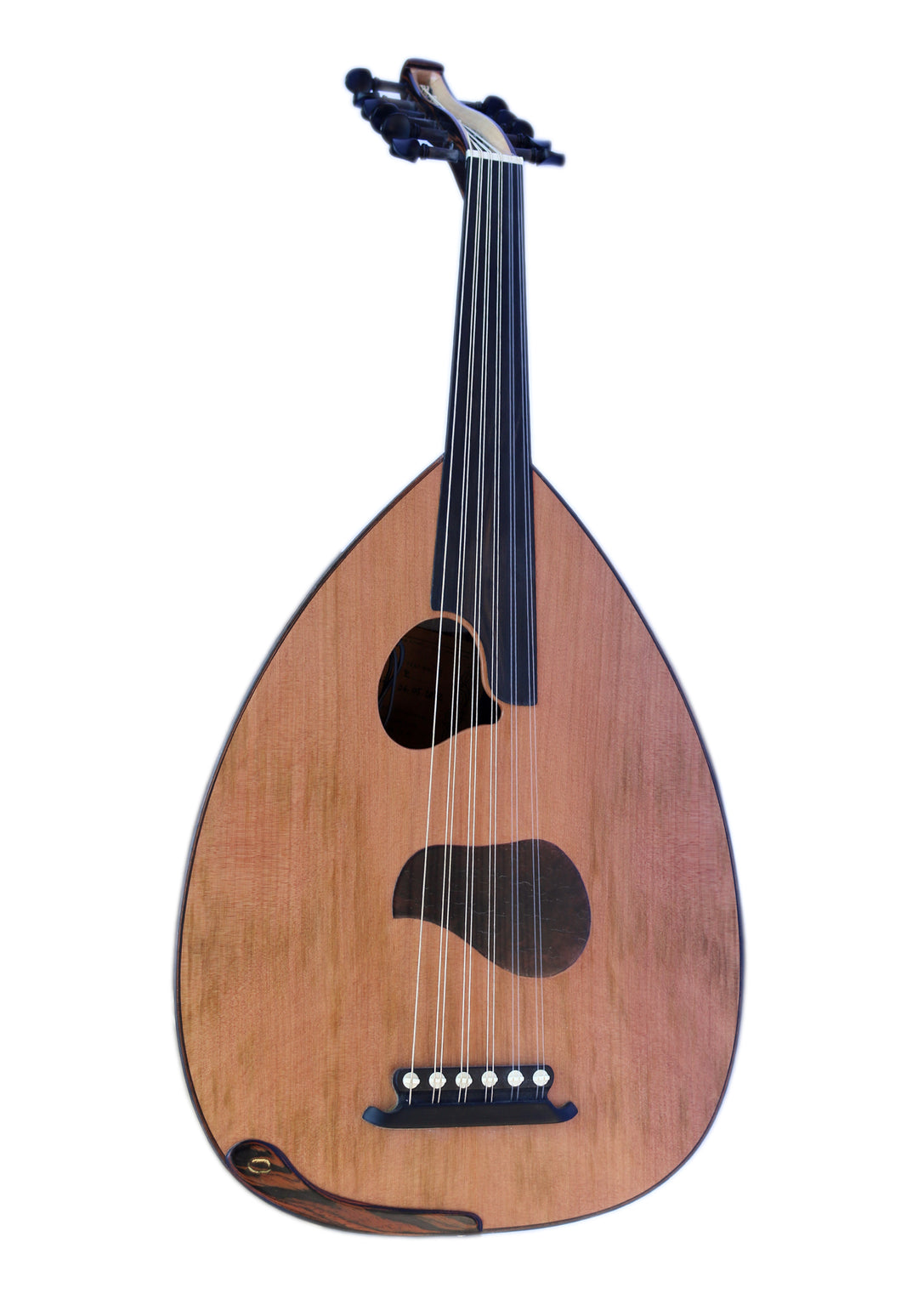 Electro-acoustic oud PROUD-5 with professional under-saddle pickup by Mehmet Caymaz