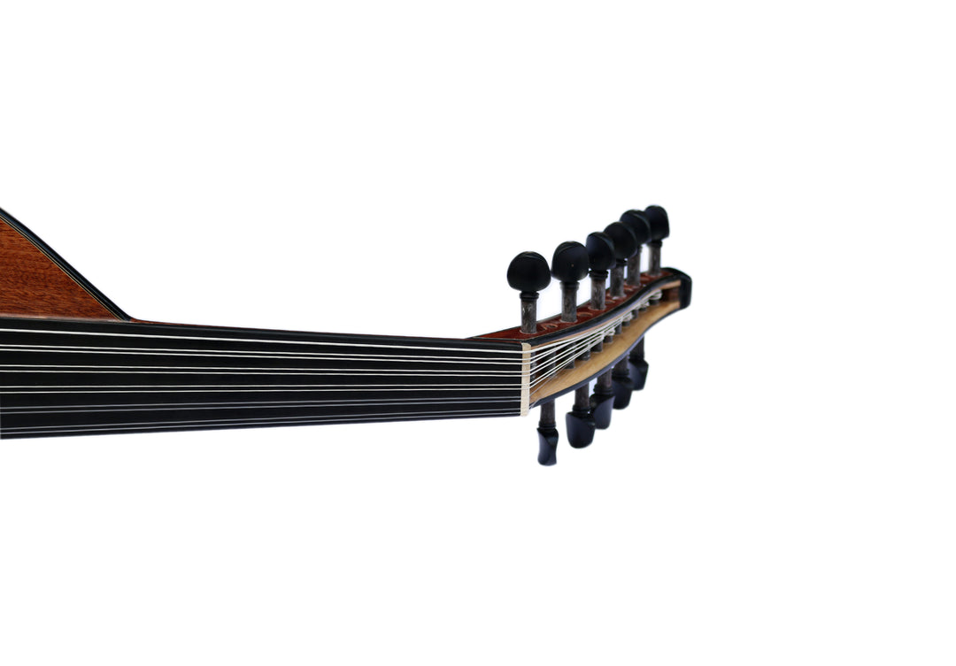 Mahogany Turkish silent electric oud AOS-101 by Sala