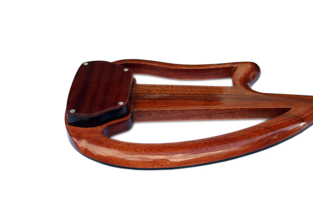 Mahogany Turkish silent electric oud AOS-101 by Sala