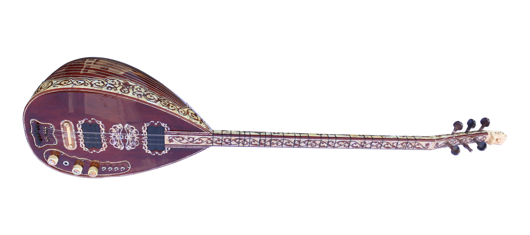 Saz eléctrico especial PEARL-2 con incrustaciones de nácar por Sala