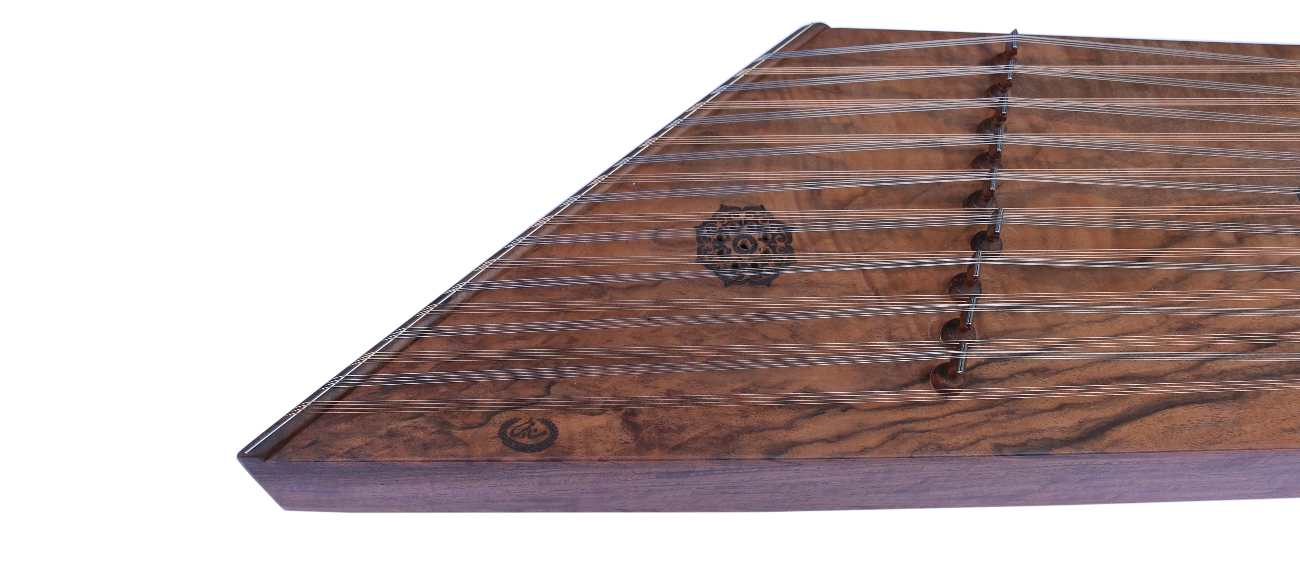 Sadeghi santoor SS-409 with walnut body and mezrabs