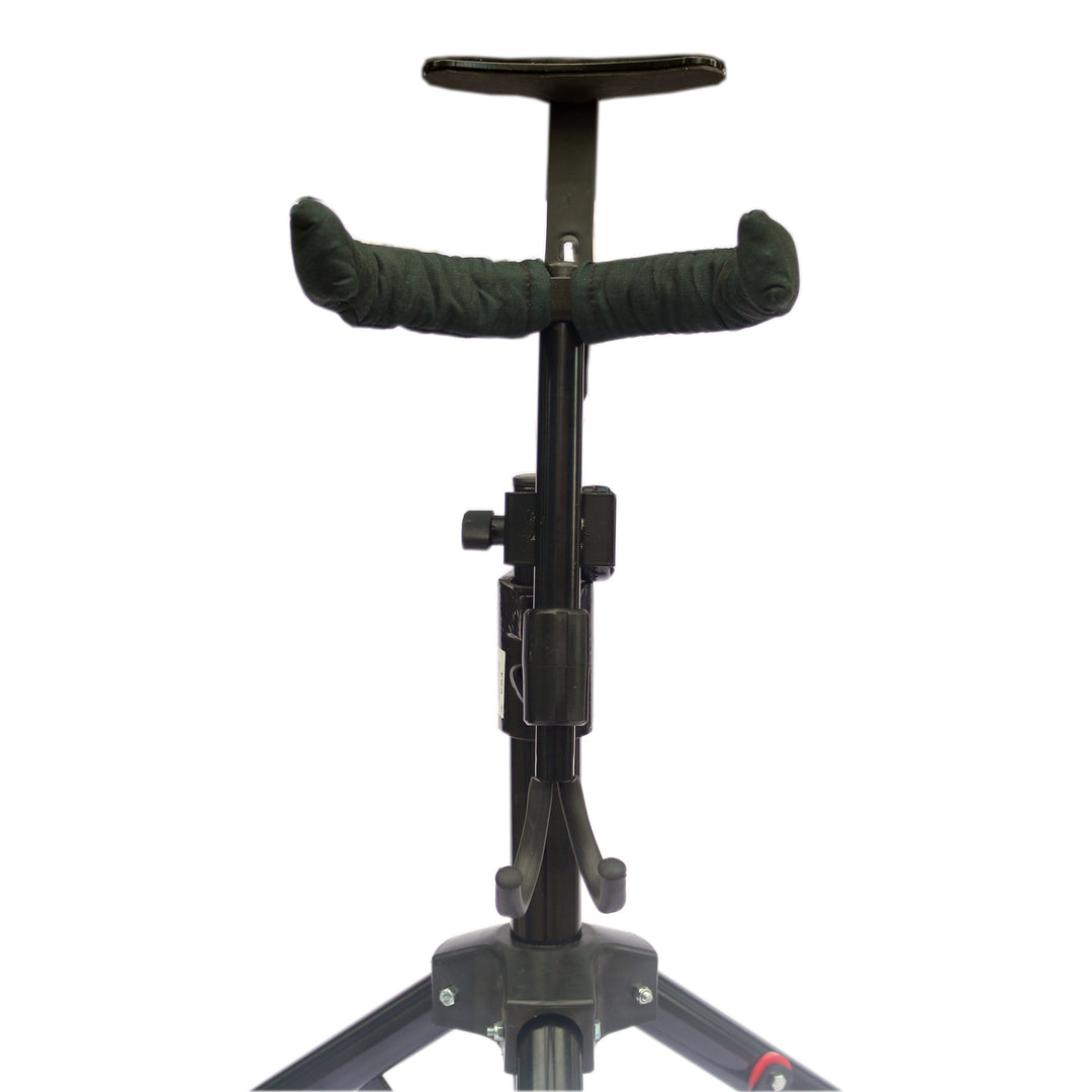 Soporte darbuka plegable CSK-302 de Handike con brazos de espuma y apoyo trasero