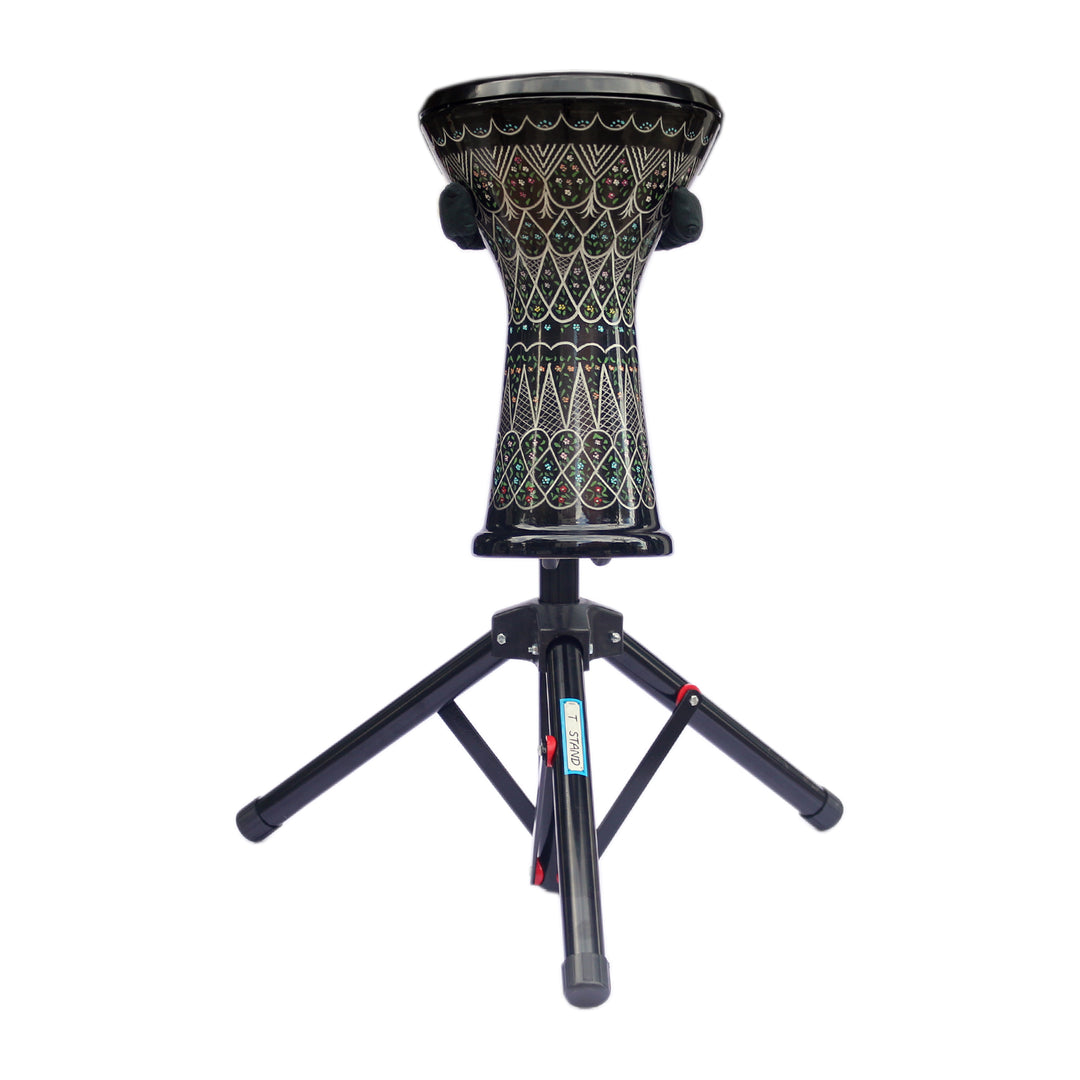 Soporte darbuka ajustable CSK-302 de Handike con pies de goma antideslizante para estabilidad