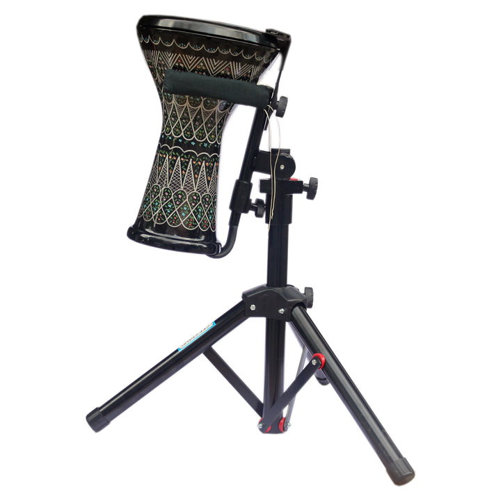 Soporte darbuka ajustable CSK-302 de Handike con brazos de espuma EVA suave y trípode