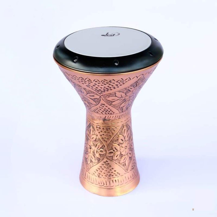 Dest Percussion دومبک مسی مصری DED-422P با پوست مصنوعی قابل تنظیم