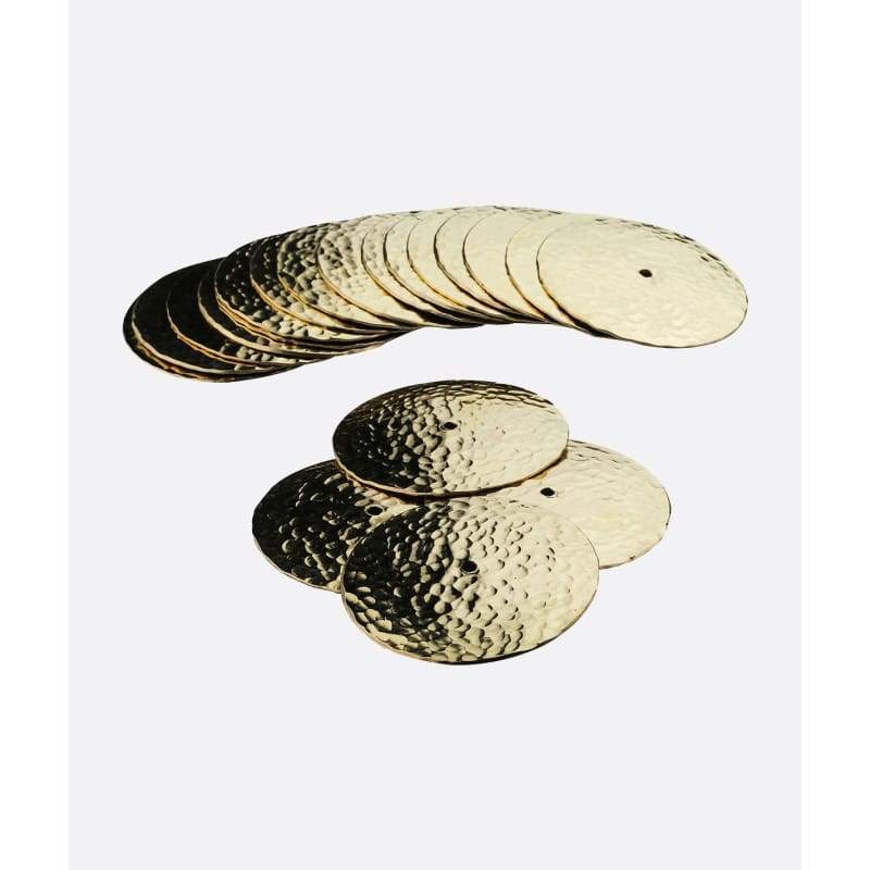 Emin Percussion handgehämmertes Messing-Cymbeln Set EPA-002 für arabisches Riq
