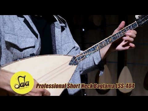 Concert Quality Short Neck Baglama Saz With Mechanic Pegs LSS-404