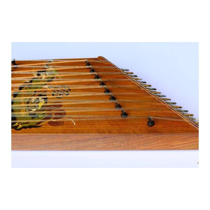Boyalı 9 köprülü santur SRS-309 Sadeghi mızraplarla