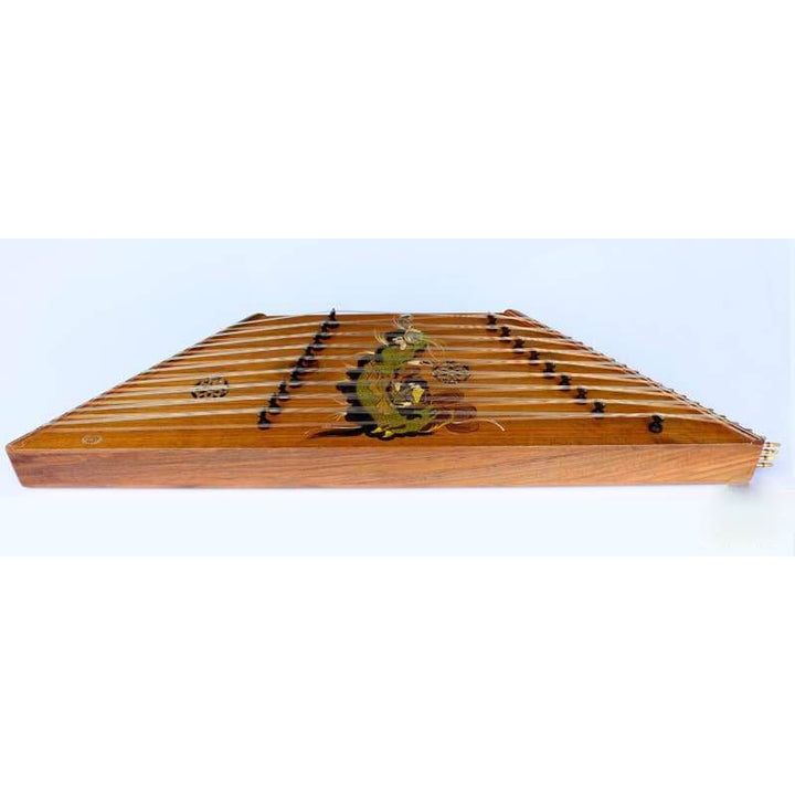 Sadeghi boyalı 9 köprülü santur SRS-309 dekoratif süslemeli