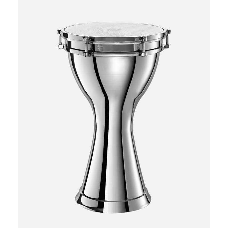 Darbuka solo clásica profesional EPKD22 de Emin Percussion con cuerpo de aluminio