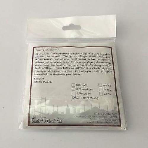 Ozten Turkish oud strings OSO-304 packaging detail