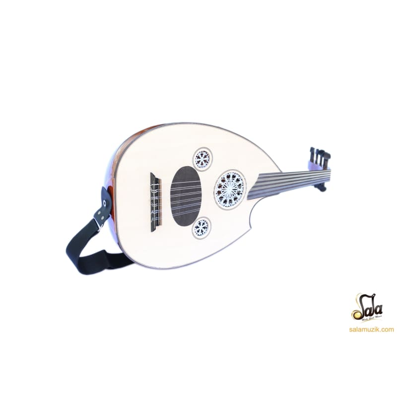 Turkish professional electric oud AOH-5 with mahogany bowl and spruce face