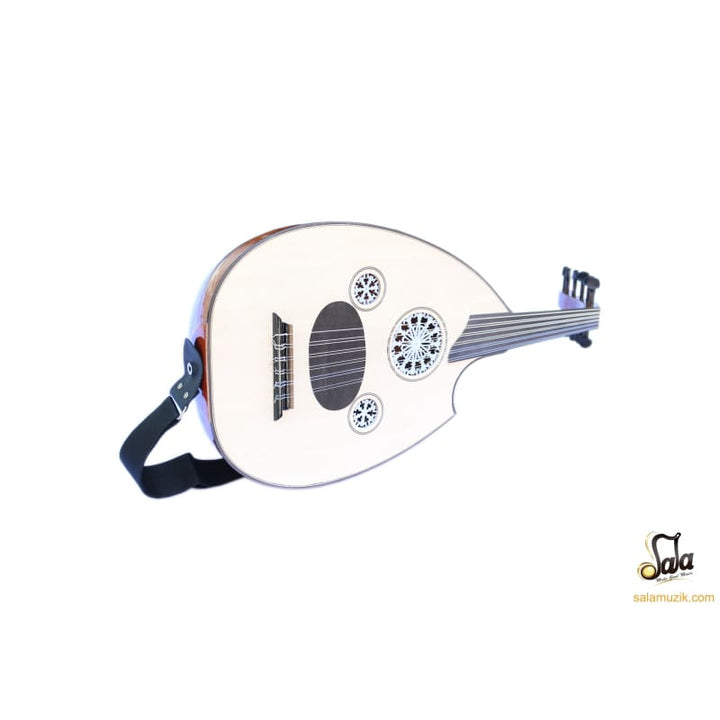 Turkish professional electric oud AOH-5 with mahogany bowl and spruce face