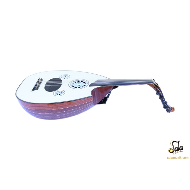 Mahogany and spruce electric oud AOH-5 with ebony bridge by Sala Muzik